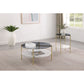 Jackel - 2 Piece Round Coffee And End Table Set - Gold
