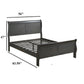 Louis Phillipe Sleigh Bed