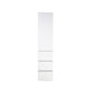 Elise - Slim Modular Closet Cabinet With Drawers - White