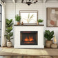 48" Fireplace With Mantel