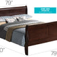 Louis Phillipe - Panel Sleigh Bed