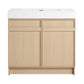 Freestanding Bathroom Vanity With Resin Sink & Soft Close Cabinet Doors