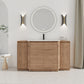 Freestanding Bathroom Vanity With Sink, 2 Small Storage Cabinets, Soft Close Doors