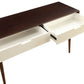 Christa - Sofa Table - White / Espresso