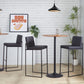 Fuji - Contemporary High Back Barstool Elegant Design