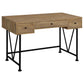Vellun - 3 Drawer Writing Desk - Mango Color
