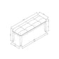Oceanic - Dining Bench - Gray