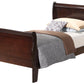Louis Phillipe - Panel Sleigh Bed