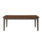 2 Tone 6 Drawer Dining Table - Gray