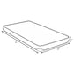 Simon - 7" Bunkie Board Foam Mattress With Orthopedic Support And Breathable Fabric