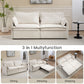 Pull Out Sofa Bed, Convertible Sleeper Sofa Couch, Side Storage, And USB / C - Type Charging Ports Chair
