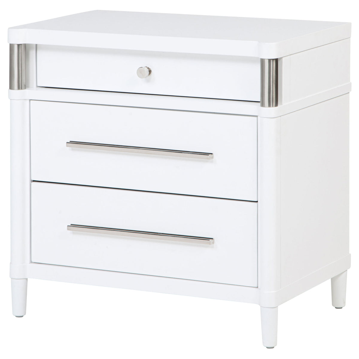 Robinson - 3 Drawer Nightstand - White