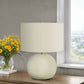 Lighting, Contemporary Table Lamp, Ceramic - Cream