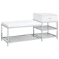 Yesler - 1 Drawer Storage Bench - Glossy White