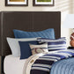 Bed, Upholstered, Transitional