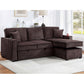 Convertible Sectional With USB / USB - C Port, Storage Chaise, Pull-Out Bed