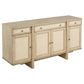 Kimpton - 4 Door Sideboard Buffet Cabinet - Beige