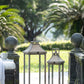 Candle Lantern Decorative, Hurricane Lantern Holder Decor For Indoor Outdoor, Home Garden Wedding - Ivory