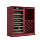 69 Bottle Wine Fridge With Touch Control, LED Lighting, Humidity Regulation - Cherry