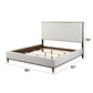 Carena - 5 Piece Bedroom Set (Eastern King Dresser Chest Mirror Nightstand) - Brown / Light Gray / White