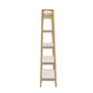 Parker - Bookcase With 5 Shelves - Off White / Natural