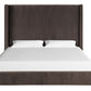 Upholstered Bed, Space-Saving Design