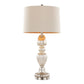 Spade - Contemporary Table Lamp (Set of 2) - Mercury / Nickel / Natural