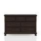 7 Seven Drawer Dresser - Cherry