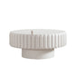 Fluted Storage Table With Lift Off Lid