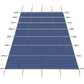 Inground Rectangle Winter Safety Pool Cover, Solid Safety