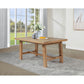 Extension Leaf Dining Table With Removable Leaf - Natural