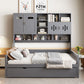 Daybed & All-In-One Cabinet And Shelf
