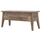 Lid Up Storage Bench - Oak