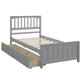 Platform Bed With Two Drawers
