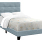 Bed, Upholstered, Frame Only, Transitional