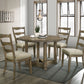 Parfield - 5 Pieces Round Dining Room Set - Light Brown / Oak