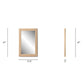 Langford - Wall Mirror - Light Brown