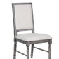 Leventis - Weathered Side Chair - Cream / Gray