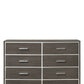 Escher - Dresser - Gray / Oak