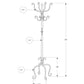 Coat Rack, Hall Tree, Free Standing, 8 Hooks, Entryway, Transitional - Black
