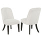 Bangor - Upholstered Dining Side Chair (Set of 2) - Black / Cream