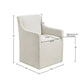 Traditional Skirted Dining Arm Chair
