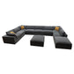 Custom Configuration Modular Sectional & Toss Pillows