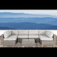 Seating Set With Cushions Handcrafted Wicker Design