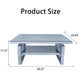 Square Coffee Table For Living Room - Silver