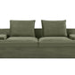 Nimbus - Oversized Full Foam 4 Seater Couch For Living Room Upholstered In Soft, Wide Armrests
