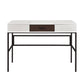Verster - Writing Desk With USB - Black / Natural