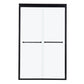 Modern Double Sliding Shower Enclosure, Tempered Glass
