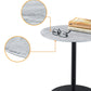 Circa - 17.5" End Table With Marble Textured Top