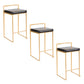 Fuji - Contemporary / Glam Design Counter Stool (Set of 2)